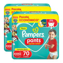 Kit 2 Fraldas Pants Ajuste Total Max XXXG 70 unidades