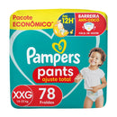 Fralda Pants Ajuste Total XXG 78 unidades