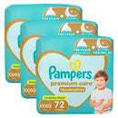Kit Fralda Premium Care XXXG 3 Pacotes de 72 un